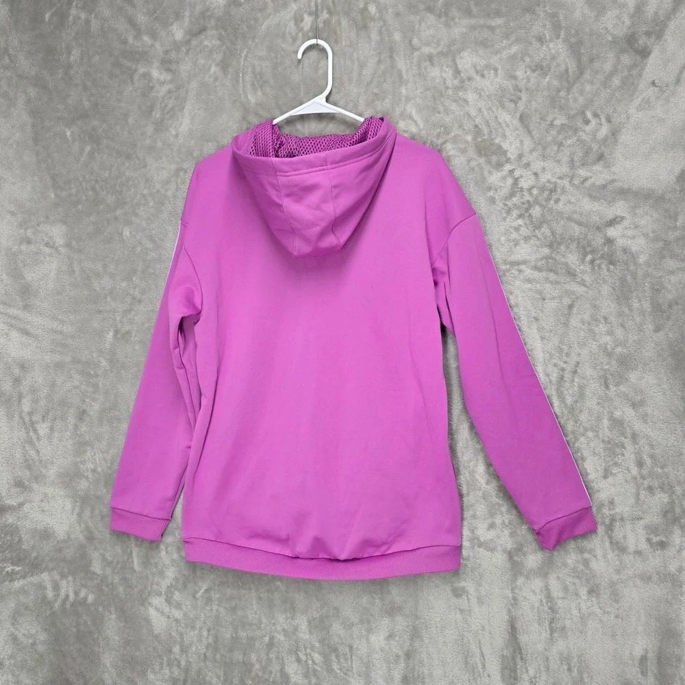 Adidas Womens Medium‎ Gear Up Hoodie Sweatshirt Semi Pulse Lilac Athleisure Gym